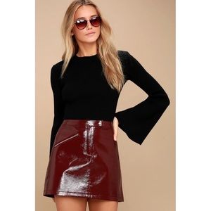 Lulu’s | Idolized Love Black Bell Sleeve Sweater Top